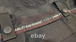 Harley-Davidson Women's FXRG Perforated Leather Jacket, White 98070-19VW size M