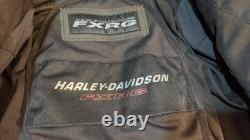 Harley-Davidson Women's FXRG Perforated Leather Jacket, White 98070-19VW size M