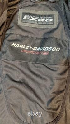 Harley-Davidson Women's FXRG Perforated Leather Jacket, White 98070-19VW size M