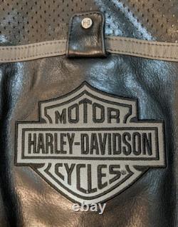 Harley-Davidson Women's Hairpin Reflective Leather Jacket NWOT Size S 98029-18VW