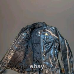 Harley-Davidson Women's Hairpin Reflective Leather Jacket NWOT Size S 98029-18VW
