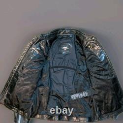 Harley-Davidson Women's Hairpin Reflective Leather Jacket NWOT Size S 98029-18VW
