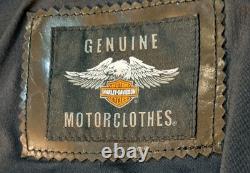 Harley-Davidson Women's Hairpin Reflective Leather Jacket NWOT Size S 98029-18VW