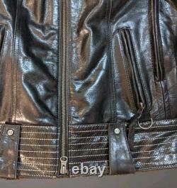 Harley-Davidson Women's Hairpin Reflective Leather Jacket NWOT Size S 98029-18VW