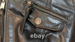Harley-Davidson Women's Hairpin Reflective Leather Jacket NWOT Size S 98029-18VW