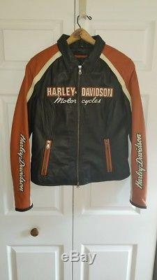 Harley Davidson Women's Leather Jacket (Large)