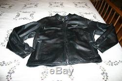 Harley Davidson Women's Leather Riding Jacket Size XXL 2XL EXCELLENT