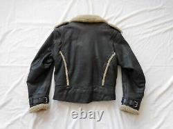 Harley-Davidson Women's Shearling Leather Jacket Vintage Size Small