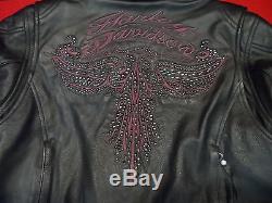 Harley-Davidson Women's Starwood Leather Jacket (2W) and Chaps (XL)