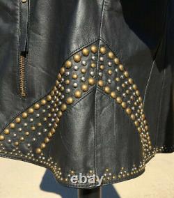 Harley Davidson Womens DAKOTA Studded Leather Jacket 1W