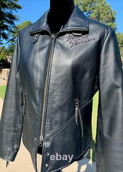 Harley-Davidson Womens ISIS Eagle Black Leather Jacket Medium