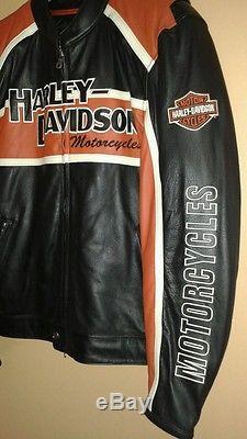 Harley-Davidson men's Classic Cruiser leather jacket size XL 98118-08VM