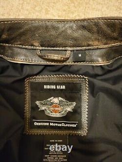 Harley Davidson men's Dark Brown leather jacket