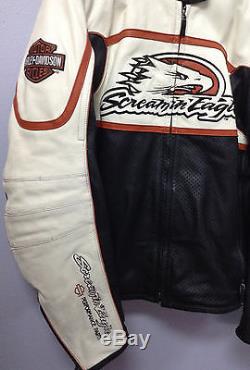 Harley Davidson women's Screamin Eagle Leather Motorcycle jacket PLUS SIZE 2W-2X