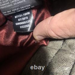 Harley davidson leather jacket 2xl mens 97131-16VM