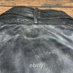 Harley davidson leather jacket 2xl mens 97131-16VM
