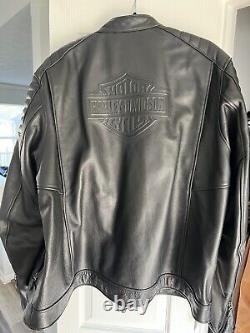 Harley davidson leather jacket mens