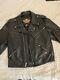 Harley davidson leather jacket size Large Perfecto Style MADE IN USA