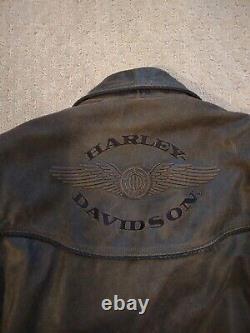 Harley davidson mans l billings leather jacket