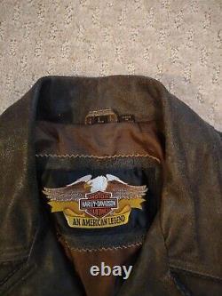 Harley davidson mans l billings leather jacket