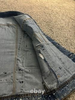 Heavy Metal Battle Vest 1980s Retro Style With Vintage Patches READ DESCRIPTION