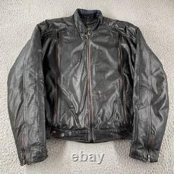 Hein Gericke Echt Leder Leather Motorcycle Jacket With Removable Liner Size 44