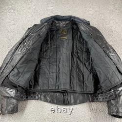 Hein Gericke Echt Leder Leather Motorcycle Jacket With Removable Liner Size 44