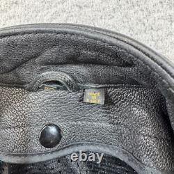 Hein Gericke Jacket Men 42 Leather Cafe Racer Vented Motorcycle Coat Vented Moto