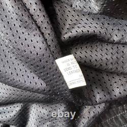 Hein Gericke Jacket Men 42 Leather Cafe Racer Vented Motorcycle Coat Vented Moto