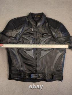 Hein Gericke Leather Jacket Motorcycle Mens 42 Black Biker armored Protective