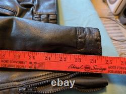 Hein Gericke Mens Vintage Motorcycle Leather Jacket Size 44