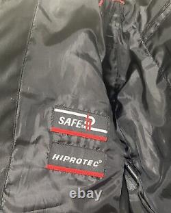 Hein gericke armored motorcycle jacket, full leather, men's large