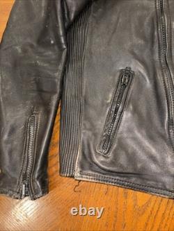 Heine Geriche / Harley Davidson Leather Jacket Large 44 Distressed Vintage