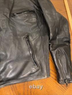 Heine Geriche / Harley Davidson Leather Jacket Large 44 Distressed Vintage