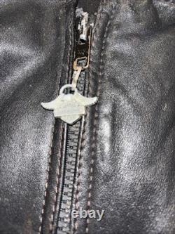 Heine Geriche / Harley Davidson Leather Jacket Large 44 Distressed Vintage