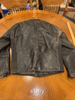 Heine Geriche / Harley Davidson Leather Jacket Large 44 Distressed Vintage