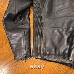 Heine Geriche / Harley Davidson Leather Jacket Large 44 Distressed Vintage