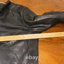Heine Geriche / Harley Davidson Leather Jacket Large 44 Distressed Vintage