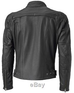 Held Men's Leather Jacket Harper black robust Motorcycle Jacket in Used Look