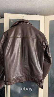 Helstons Bill Motorbike Leather Jacket Brown