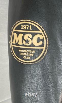 Helstons Men Brown Motorcycle Jacket Size S