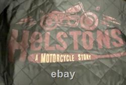 Helstons Men Brown Motorcycle Jacket Size S