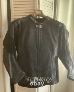 Heroic Podium Street Jacket Hybrid Size 42 Leather Motorcycle Jacket with Armor