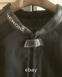 Heroic Podium Street Jacket Hybrid Size 42 Leather Motorcycle Jacket with Armor