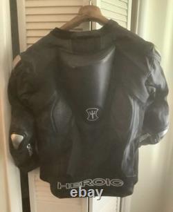 Heroic Podium Street Jacket Hybrid Size 42 Leather Motorcycle Jacket with Armor