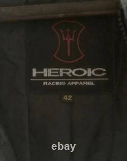 Heroic Podium Street Jacket Hybrid Size 42 Leather Motorcycle Jacket with Armor