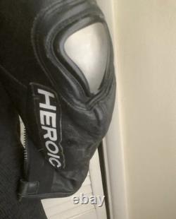 Heroic Podium Street Jacket Hybrid Size 42 Leather Motorcycle Jacket with Armor