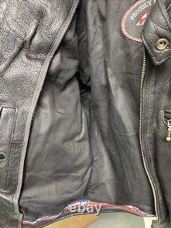 Hillside USA Leather Genuine Horsehide Brown Jacket USA