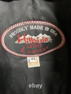 Hillside USA Leather Genuine Horsehide Brown Jacket USA