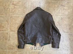 Himel Bros Seal shinki Cossack leather jacket Size 36
